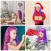 MSDADA Hair Chalk Comb for Kids - Washable Temporary Hair Color Dye - Girls Gifts for Christmas & Halloween - 5 Pink + 5 Purple - Buy Online on GoSupps.com