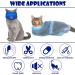 5-Piece Cat Grooming Set - Bathing Bag, Muzzles, Nail Clipper, Tick Remover, Massage Brush - Blue - Buy Online on GoSupps.com
