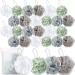 24 Pcs Loofahs Bulk Shower Bath Sponge 60 g Bamboo Charcoal Body Shower Loofah Shower Pouf Large Mesh Bath Puff for Men and Women Bathing Accessories  Bright Color