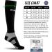 CFA V1 Compression Socks for Men & Women | XL Black/Gray | Ideal for Running Gym Cycling & Muscle Recovery - Sustainable Danish Design - Buy Online on GoSupps.com