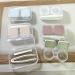 Colorful Portable Contact Lens Container Set | Mini Hinged Lid Cases for Travel | Clear Storage in Red Pink Green Blue - Buy Online on GoSupps.com
