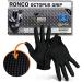 NOCOB Black Nitrile Disposable Gloves - (Raised Diamond Texture Grip) 6 Mil Thickness Latex and Powder Free (Medium 500 count) - Buy Online on GoSupps.com