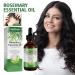 Essential Rosemary Oil for Hair Growth & Scalp Massage - 60ml Natural Vegan Aromatherapy Oil for Skin Care - Buy Online on GoSupps.com