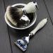 4 Pc Men's Shaving Kit - 5 Blade Razor Silver Tip Badger Brush Stand & Stainless Steel Bowl | Perfect Grooming Set for Men - Buy Online on GoSupps.com