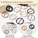 9 PCS T-Shirt Clips - Fashion Alloy Pearl Rhinestone Circle Clip Buckle for Clothes & Scarves - Buy Online on GoSupps.com