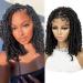 Braided Wigs for Black Women Double Full Lace Knotless Box Faux Locs Wig Short Bob Dreadlock Braided Wigs Synthetic Lace Front Braided Wigs with Baby Hair Handmade Braided Wigs 14 inches (1B Color)