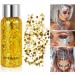 Glitzer face gel mermaid sequins glitter body gel festival glitter face gel eyeshadow face glitter make -up for festival music festival party masquerade body/face/hair/lips/nail (gold) gold 1 pack