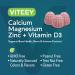 Calcium Magnesium Zinc Gummies with Vitamin D3 - Bone & Immune Support - Gluten-Free Chewable Supplements for Adults & Teens - 30 Servings - Buy Online on GoSupps.com