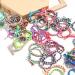 Braided Elastic Hair Ties - Pack of 100 Hair Ropes Ponytail Holder Scrunchies for Women/Girls - Random Color Assorted Bands - Buy Online on GoSupps.com