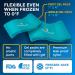 PhysioNatural Foot & Ankle Ice Wrap with 2 Cold Gel Packs for Pain Relief - Ideal for Sprained Ankle, Achilles Tendon Injuries, Plantar Fasciitis, Bursitis & Sore Feet (XS-XL) - Buy Online on GoSupps.com