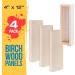 U.S. Art Supply 4x12 Birch Wood Paint Pouring Panel Boards - Pack of 4 | Artist Depth Cradle Wooden Wall Canvases for Painting Mixed-Media Crafts - Buy Online on GoSupps.com