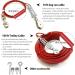 Durable Dog Running Line 30.5m | Ideal for Large & Small Dogs - Heavy-Duty 3m Runner Cable for Garden & Outdoor Use - Buy Online on GoSupps.com