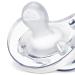 Chicco Rubber Pacifier for Children 6-16 Months - Transparent Silicone Soother | International Shipping Available - Buy Online on GoSupps.com