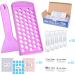 Buy BPA-Free Lip Balm Filling Tray & Spatula | 50 Empty Tubes & Stickers - DIY Natural Lip Balm Kit - Buy Online on GoSupps.com
