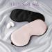 Shop Olesilk Adjustable 100% Mulberry Silk Sleep Mask - Eye Mask for Men & Women - Peach Pink - Buy Online on GoSupps.com