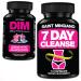 Saint Mingiano 7 Day Cleanse Program Colon Detox - with - DIM Supplement 300 mg