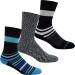 Dr. Segal  s Non Binding Socks - 3pk M/L - Blue Stripe Black Stripe Space Grey Medium/Large (3 Pair) Blue Stripe Black/White Stripe Grey Spacedyed