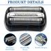 Braun Series 3 Compatible Replacement Heads & Accessories | Electric Shears & Cleaning Brush - Buy Online on GoSupps.com
