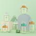 Gulicola PPSU Baby Bottles 9 oz (2 Count) - Anti-Colic, Fast Flow, 6+ Months - Green & White - Buy Online on GoSupps.com