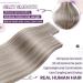 LAAVOO Tape-In Extensions | 60cm Real Hair | Ash Blonde & Platinum Blonde #18/613 | 20 Pieces 50g | Smooth Quality - Buy Online on GoSupps.com