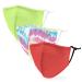 Weddingstar Pack of 3 washable face masks reusable and with filter pocket children's mask dye ties