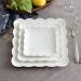 Fruit Tray Embossed Home Ceramic Square Plate Breakfast Dessert Plate Butterfly Plate Dish Afternoon Tea Fruit Plate Wedding Kitchenware - Buy Online on GoSupps.com