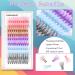 EVERMARKET Colored Lash Clusters 14mm Individual Lashes - DIY Eyelash Extensions - 5 Colors Eye Lashes - Premade Fans - Mixed Colors False Eyelash Extensions - Buy Online on GoSupps.com