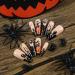 FEIlei Halloween Press on Nails Coffin False Nails with Designs for Nail Salon Home - Buy Online on GoSupps.com