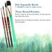 Princeton Neptune Watercolor Brushes 4750 Series - 4pc Soft Synthetic Squirrel Brush Set - Aquarelle Paint Brushes - Round 3/4, 2, 6, 10 - Buy Online on GoSupps.com