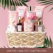 Vanilla Oat Spa Gift Basket - 14 Piece Bath Set for Women with Enriched Shea Butter - Shower Gel, Body Oil, Diffuser, Shower Steamer & More | Perfect Home Spa Gift for Mom - Buy Online on GoSupps.com