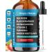 Ashwagandha & Turmeric Liquid Drops - Vitamin C, Sea Moss, Apple Cider Vinegar, Bladderwrack - Vegan Liquid Drops for Comprehensive Wellness Support & Vital Immunity (Strawberry Ginger Lemonade, 60mL)