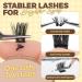 LASHVIEW Self Adhesive Lashes - 10-16mm Eyelash Extension Kit | No Glue Needed | DIY Press-on Clusters with Tweezers - Shop Internationally - Buy Online on GoSupps.com