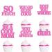 TV Show Themed Cupcake Toppers Set of 18-PC - It's the Perfect Girl's TV Show Themed Birthday Party Bachelorette Party Hen Party Picks Decoration - SugarGera