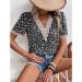 Naroote Womens Blouse Easy Matching Womens T Shirt Casual Lace Stitching Casual V-Neck for Beach XX-Large Black - Buy Online on GoSupps.com