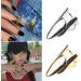 W-LOVNEST Metal Open Nail Rings Elegant Fingertips Statement Jewelry Gift Metal Nail Art Rings Alloy Material Gift for Women Girls - Buy Online on GoSupps.com