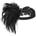 Coucoland 1920s Black Flapper Headband - Great Gatsby Women's Costume Accessory for Carnival - Buy Online on GoSupps.com