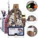 PLUSINNO Fishing Tackle Backpack Storage Bagï¼Fishing Gear Bagï¼Water-Resistant Fishing Backpack with Rod Holderâ¦ - Buy Online on GoSupps.com