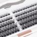 DIY Individual Cluster Lashes Extension Kit - 120 Lash Clusters with Tweezers and Bond - C/D Curl 10-16mm - OP27 - Buy Online on GoSupps.com