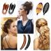 9-Piece Flexible Plastic Banana Hair Clips for Women - Ponytail Holder Comb Set - Buy Online on GoSupps.com