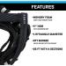 Ronix Silicone Bungee Surf Rope Handle - 11 / Rope 25' Black/White - Buy Online on GoSupps.com