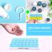 Buy Monthly Pill Organizer - 31 Compartments for 1 Per Day | 4 Week Full Month - Blue | International Shipping Available - Buy Online on GoSupps.com