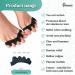 Pedimend Gel Toe Separator & Bunion Corrector - Black Toe Spacers for Toe Alignment & Pain Relief - Buy Online on GoSupps.com