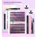 240 Pieces Eyelash Clusters Kit - Wispy Individual & Mixed C Curl False Lash Extensions - DIY Lash Extension Set (SET30D+40D - Buy Online on GoSupps.com