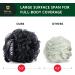 Loofah Charcoal Bath Sponge XL 75g - 3-Pack Exfoliating Body Scrubber Set for Men & Women | Extra Large Mesh Pouf Soft Scrubber - Bath Accessories - Buy Online on GoSupps.com