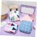 Soesfoufu 4-Pack Women's Travel Storage Bags | Bandage Breastfeeding & Sanitary Towel Organizer | Essential Cosmetic & Nervous Pockets - Buy Online on GoSupps.com
