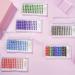 QUEWEL Colored Cluster Lashes Red C/D Curl Mix 8-16mm DIY False Eyelashes - Mega-BrownC-Mix8-16, 72 Count - Buy Online on GoSupps.com