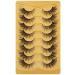 Goddenus False Cat Eye Manga Lashes - Natural Wispy Curly Mink, Fluffy CC Curl Fairy & Spikey Anime Fox Eye - 8 Pairs Pack - Buy Online on GoSupps.com