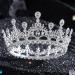 AW BRIDAL Rhinestone Wedding Tiara for Women - Silver Princess Crown Queen Crystal Birthday Tiara - Buy Online on GoSupps.com