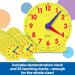 Buy Learning Resources Big Time Classroom Clock Set - Enhance Time-Telling Skills | Fast International Shipping - Buy Online on GoSupps.com