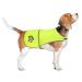Spofly dog vest neon yellow hunting vest safety-reflecting dog jacket fits Velcro fastener high visibility and safety of hunters cars and others (neon yellow XS) Orange XS